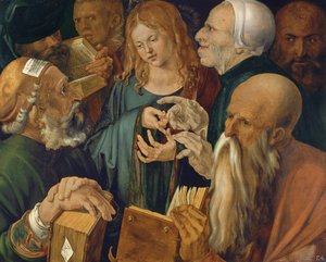 Kristus bland läkarna, 1506 av Albrecht Dürer