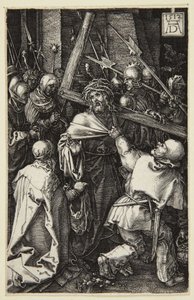 Kristus bär korset (serien Den graverade passionen) av Albrecht Dürer