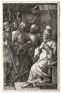 Kristus före Kaifas av Albrecht Dürer