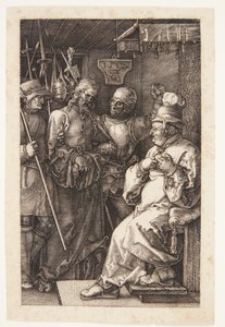 Kristus före Kaifas av Albrecht Dürer