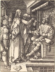 Kristus före Herodes av Albrecht Dürer