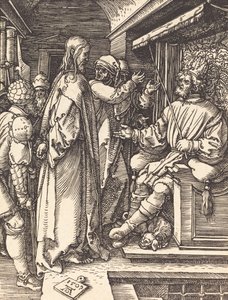 Kristus före Herodes, 1509. av Albrecht Dürer
