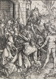 Kristus bär korset, 1498-1499 av Albrecht Dürer