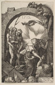 Kristus i limbo, från The Passion, 1512. av Albrecht Dürer