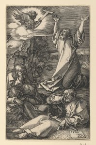 Kristus på Olivberget, ur Den graverade passionssviten av Albrecht Dürer