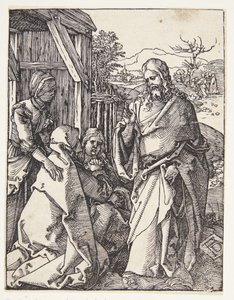 Kristus tar avsked med sin mor av Albrecht Dürer