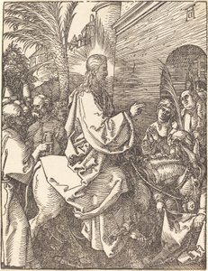 Kristi intåg i Jerusalem av Albrecht Dürer