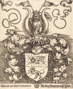 Lorenz Staibers vapen, troligen 15201521. av Albrecht Dürer