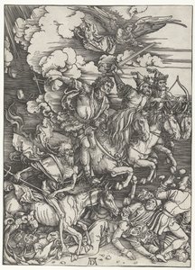 Apokalypsens fyra ryttare av Albrecht Dürer