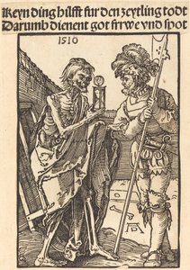 Döden och Lansquenet av Albrecht Dürer