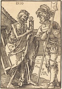 Döden och Lansquenet av Albrecht Dürer