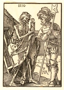 Döden och Lansquenet av Albrecht Dürer