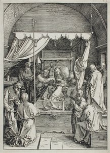 Jungfru Marias död av Albrecht Dürer