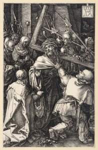 Den lidande mannen vid piskstolpen (Kupferstich-Passion) av Albrecht Dürer