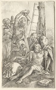 Nedstigning från korset, 1501. av Albrecht Dürer