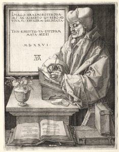 Desiderius Erasmus av Rotterdam, 1526 av Albrecht Dürer