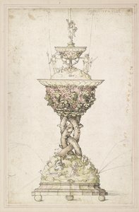 Design för en bordsfontän, 1509 av Albrecht Dürer