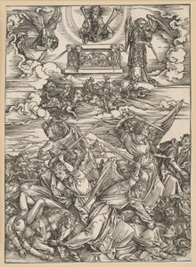 De fyra hämndänglarna (Uppenbarelseboken) av Albrecht Dürer