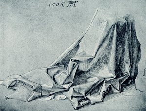 Draperistudie av Albrecht Dürer