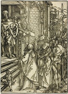 Ecce Homo - Presentationen av Kristus, från The Large Passion av Albrecht Dürer