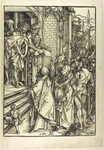 Ecce Homo - Presentationen av Kristus, från The Large Passion av Albrecht Dürer