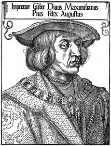 Kejsar Maximilian I, 1519, 1936 av Albrecht Dürer