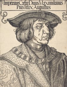 Kejsar Maximilian I, ca. 1518. av Albrecht Dürer