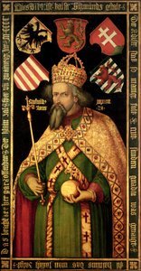 Kejsar Sigismund, helig romersk kejsare, kung av Ungern och Böhmen (1368-1437), ca 1600 av Albrecht Dürer