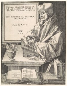 Erasmus av Rotterdam av Albrecht Dürer