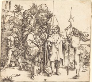 Fem soldater och en turk till häst av Albrecht Dürer