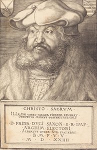 Fredrik den vise, kurfurste av Sachsen, 1524. av Albrecht Dürer