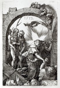 Helvetets harvning eller Kristi nedstigning till Limbo, 1512 av Albrecht Dürer