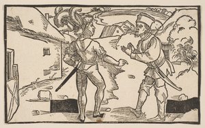 Heauton Timouroumenos, från The Comedies of Terence, 1800-talets nytryck.n.d. av Albrecht Dürer