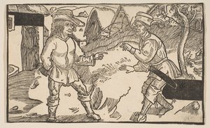Heauton Timouroumenos, från The Comedies of Terence, 1800-talets nytryck.n.d. av Albrecht Dürer