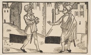 Hecyra, från The Comedie of Terence, 1800-talets nytryck.n.d. av Albrecht Dürer