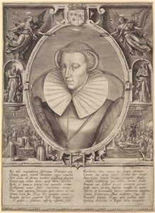 Heliga familjen med två musikspelande änglapojkar av Albrecht Dürer
