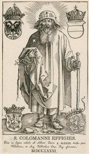 Heliga familjen med två musikspelande änglapojkar av Albrecht Dürer