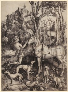 Den helige Eustachius av Albrecht Dürer