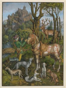 Den helige Eustachius av Albrecht Dürer