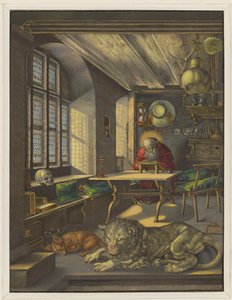 Den helige Hieronymus i sin relikskrin av Albrecht Dürer