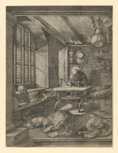 Den helige Hieronymus i sin relikskrin av Albrecht Dürer
