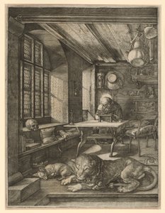 Sankt Hieronymus i sin studerkammare av Albrecht Dürer