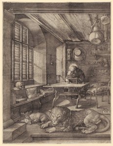 Den helige Hieronymus i sin relikskrin av Albrecht Dürer
