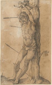 Den helige Sebastian vid trädet av Albrecht Dürer