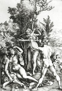 Herkules vid korsningen, 1498 av Albrecht Dürer