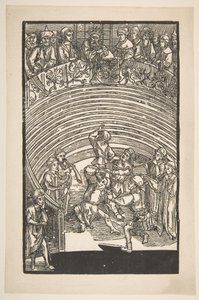 Illustration från The Comedie of Terence, 1800-talets nytryck.n.d. av Albrecht Dürer