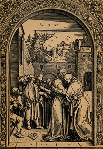 Joachim och Anna, 1504. av Albrecht Dürer