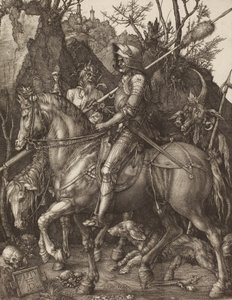 Riddare, död och djävul, 1513. av Albrecht Dürer