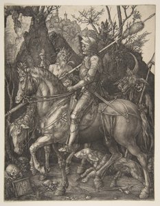 Riddaren, döden och djävulen av Albrecht Dürer