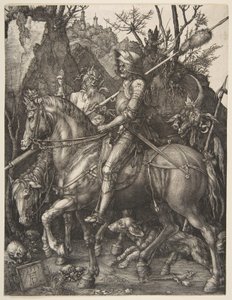 Riddaren, döden och djävulen av Albrecht Dürer